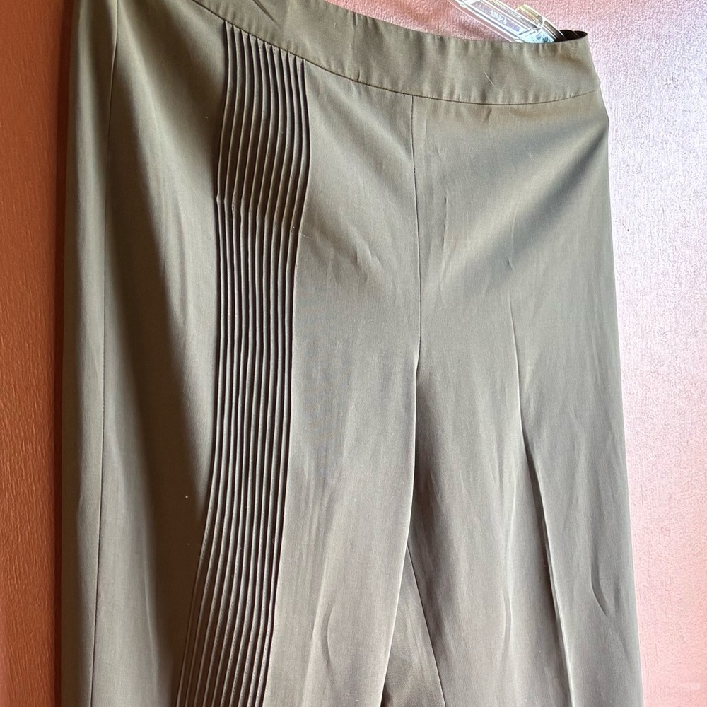 Etcetera women’s office-casual pants with cool asymmetric detail.
